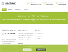 Tablet Screenshot of contour.de